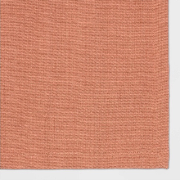 4!!!! THRESHOLD NWT Cotton chambray solid placemats -pink - Picture 3 of 4